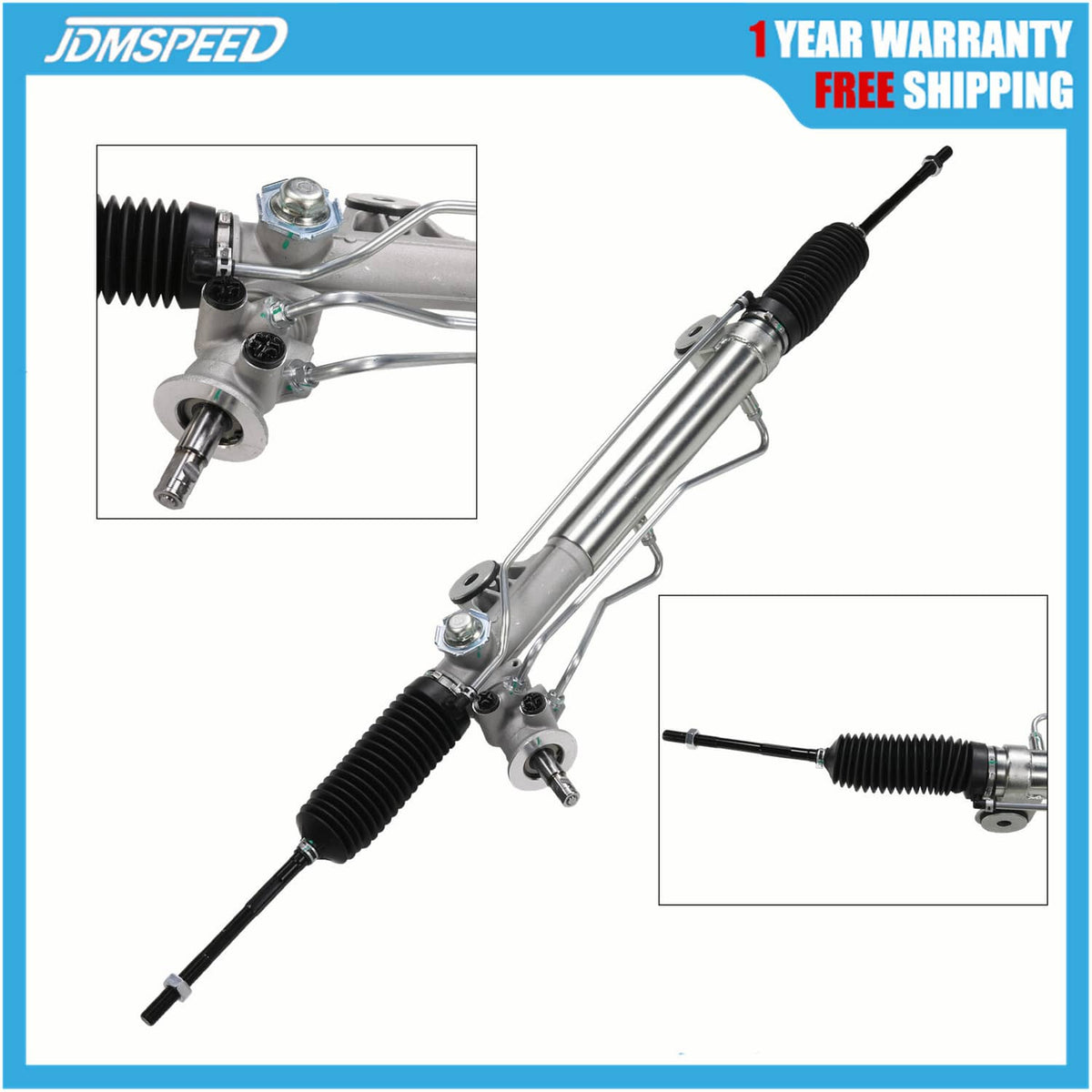 Solidspare Power Steering Rack & Pinion Assembly for Chevy Silverado 1500 Sierra 1500 99-06