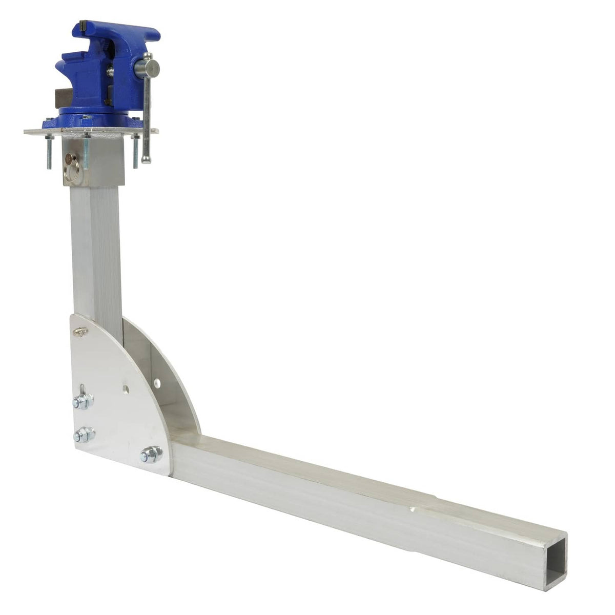 Solid Spare Hitch Mount Workstation Portable Vise 4.5 inch For Trailer Receiver Hitch
