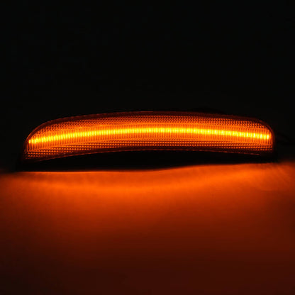Solid Spare Front Side Marker Light Reflector For Chrysler 300 2015-2023 Amber LED Smoked