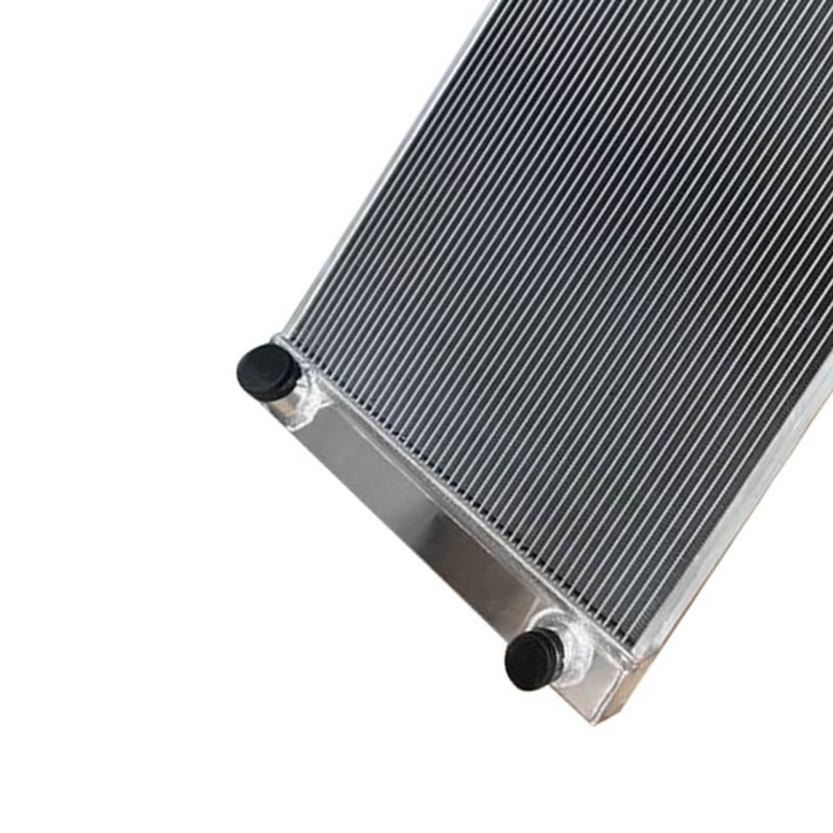 Solidspare 28"x19"x3" Universal All Aluminum Racing Radiator 2 Row Double Pass For Chevy GM