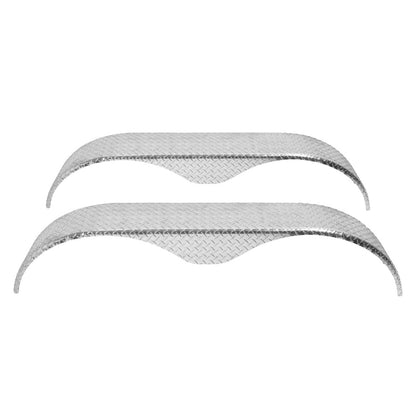 Solidspare Trailer Fenders 14" 15" 16" Tandem Teardrop Tread Plate Cargo 72" L 18" H 9" W