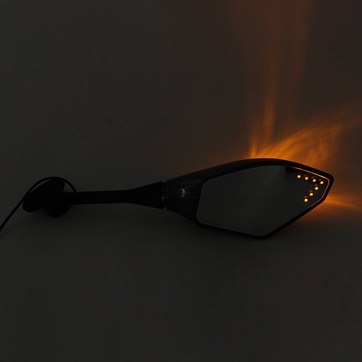 Solidspare LED Turn Signal Integrated Rear View Mirrors For Suzuki Katana GSXR 600 750 1000