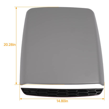 Solid Spare Hood Vent California Scoop w/ Honey Comb Grille For 94-98 05-14 Ford Mustang GT