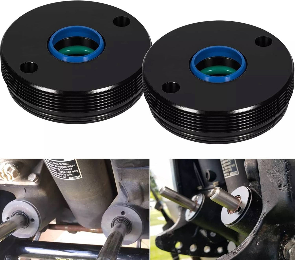Solid Spare 2X Mercury 135-150-175-200-225 Power trim TILT Cylinder End Cap 878239 878239A02