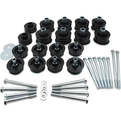 Solidspare KF04060BK Body Cab Mount Bushing Kit For Ford F250 F350 Super Duty 2/4WD 2008-16