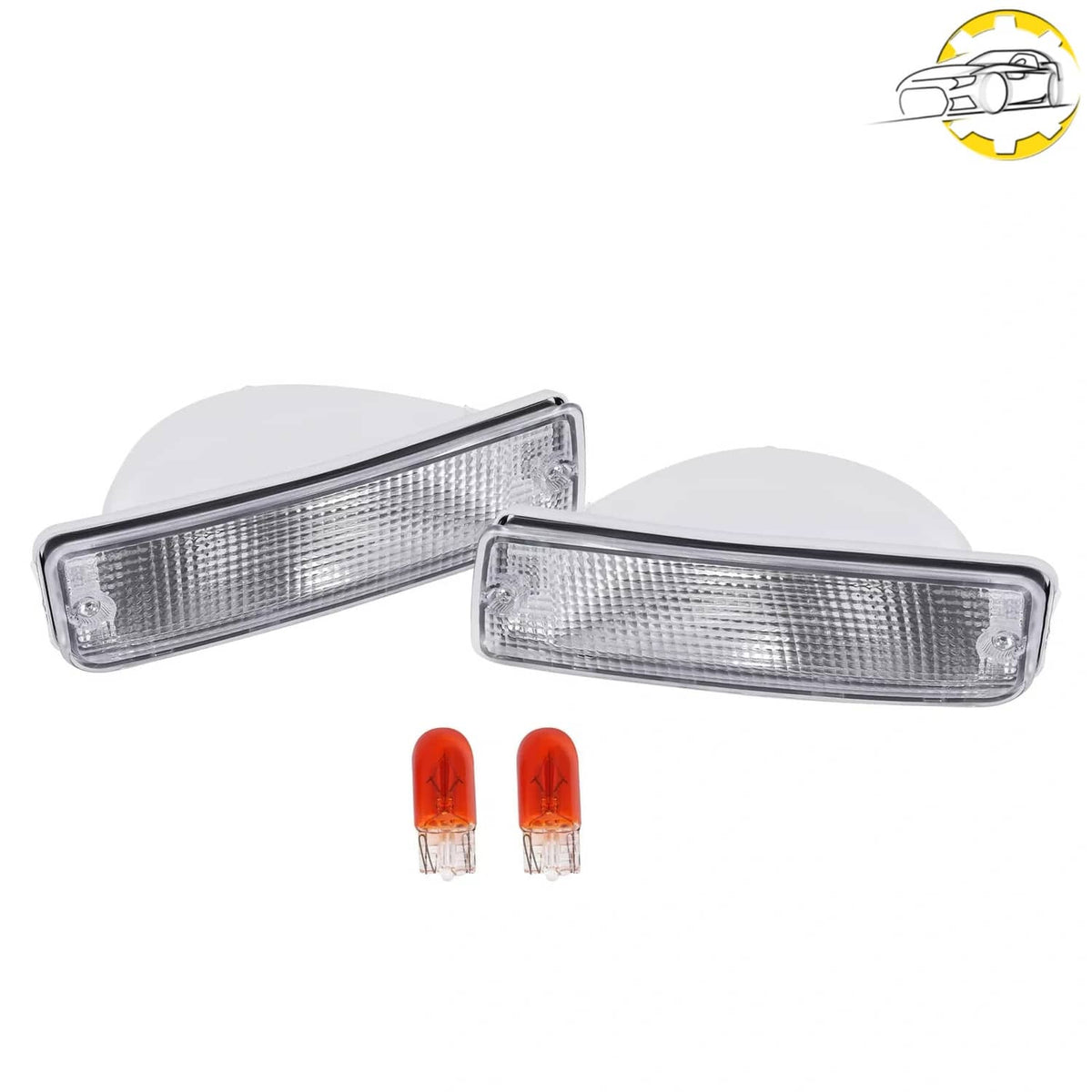 Solid Spare 2X Clear Signal Bumper Lights For Toyota Pick-Up Truck 2WD 92-95 #8152089134