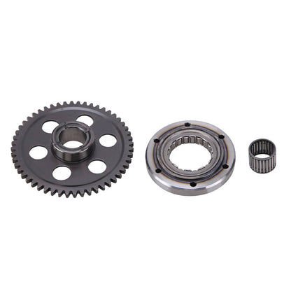 Solidspare Heavy Duty Starter Clutch One-Way Bearing Gear Kit 01-03 for Yamaha Raptor 660R