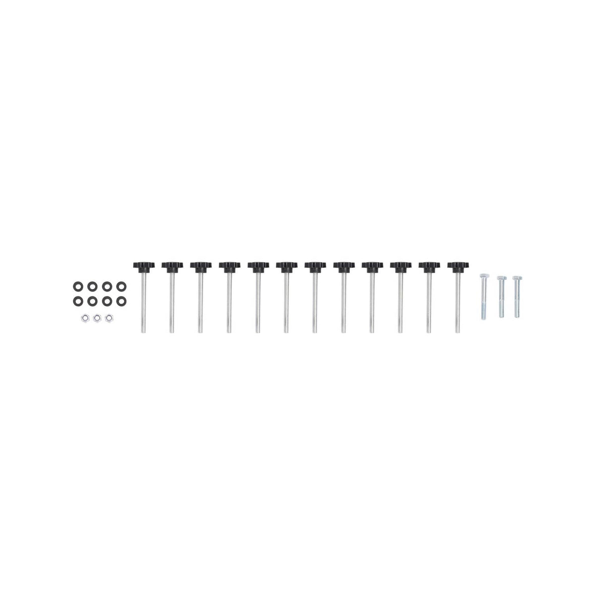 Solid Spare Truck Bed Rod Rack Fishing 4 Rod Holder Aluminum Adjustable Pickup Silvery Black