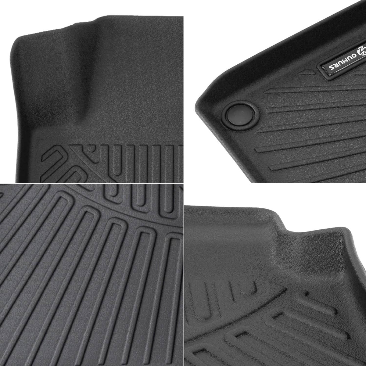 Solidspare All Weather 2 Row Floor Mat & Trunk Cargo Liner Set for 2019-2025 Nissan Altima