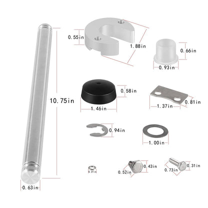 Solidspare 9B-116 Trim Cylinder Pin Cap Bushing Hardware Kit For MerCruiser Alpha 1 Gen 2