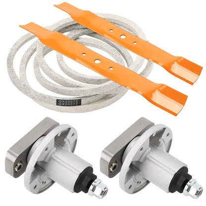 Solidspare Deck Spindle Blade Belt Kit For John Deere 42" GY20050 GY20785 GX20249 GX20433