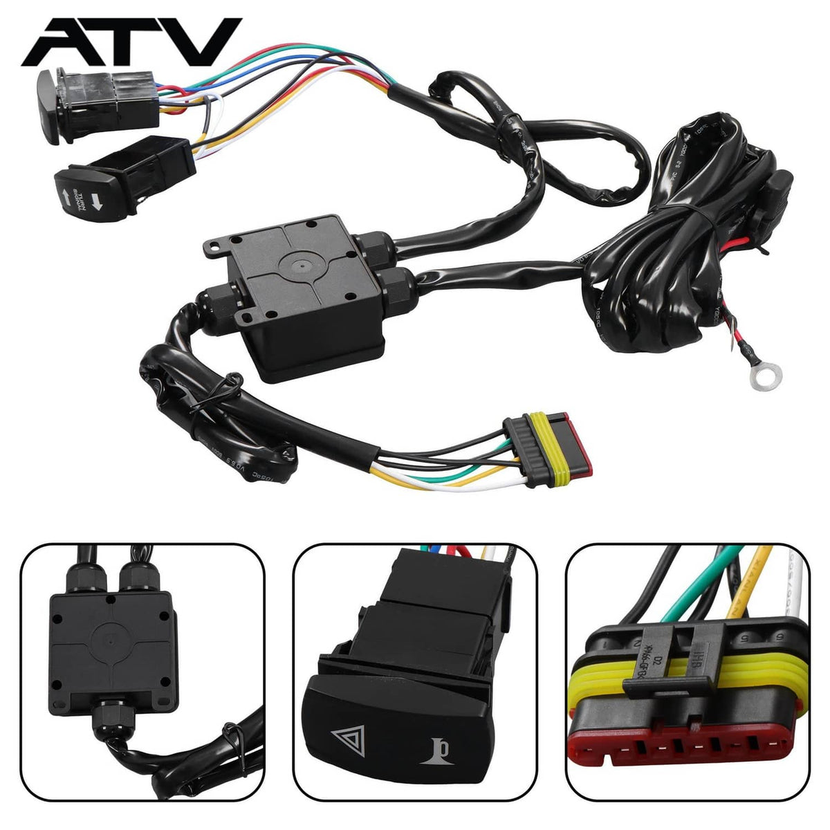Solidspare SXS Kit Turn Signal Street Legal LED Light  Horn For Polaris RZR For Can-Am NEW