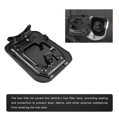 Solidspare Black Gas Lid Door Fuel Door 77350-08020 For 2011-2020 Toyota Sienna 2.7L 3.5L