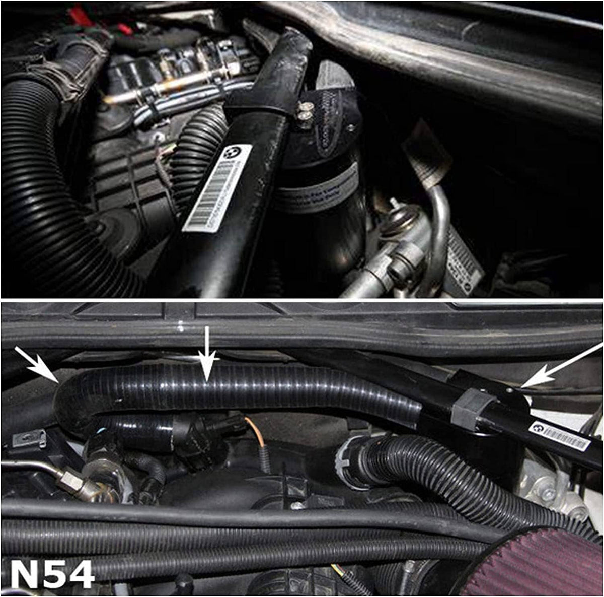Solidspare Reservior Oil Catch Can Tank For BMW N54 335i 135i E90 E92 E82 2006-2010 Black