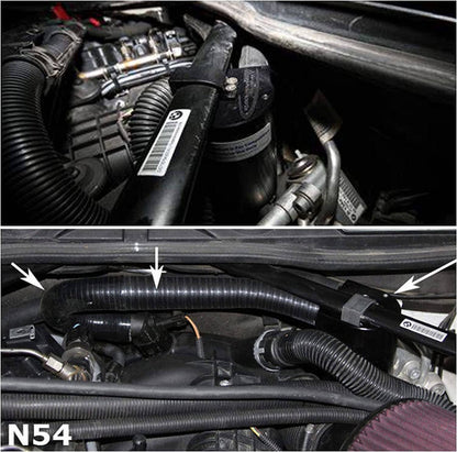 Solidspare Reservior Oil Catch Can Tank For BMW N54 335i 135i E90 E92 E82 2006-2010 Black