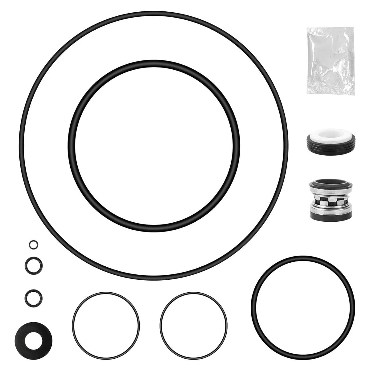 Solid Spare O-Ring Rebuild Repair Kit for Jandy Zodiac FHPF FHPM FloPro &VS FloPro Pool Pump