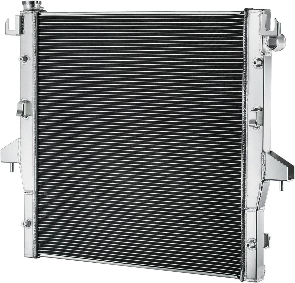 Solidspare Silver 2 Row Radiator For 2003-2009 Dodge Ram 2500 3500 5.9L 6.7L Diesel Cummin