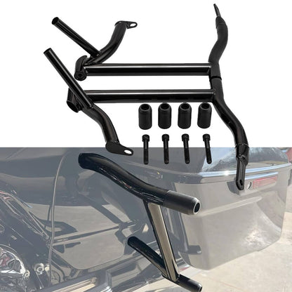Solidspare Saddle Bag Guards Crash Bars For Harley Touring Street Glide Ultra FLHT FLHX 14+