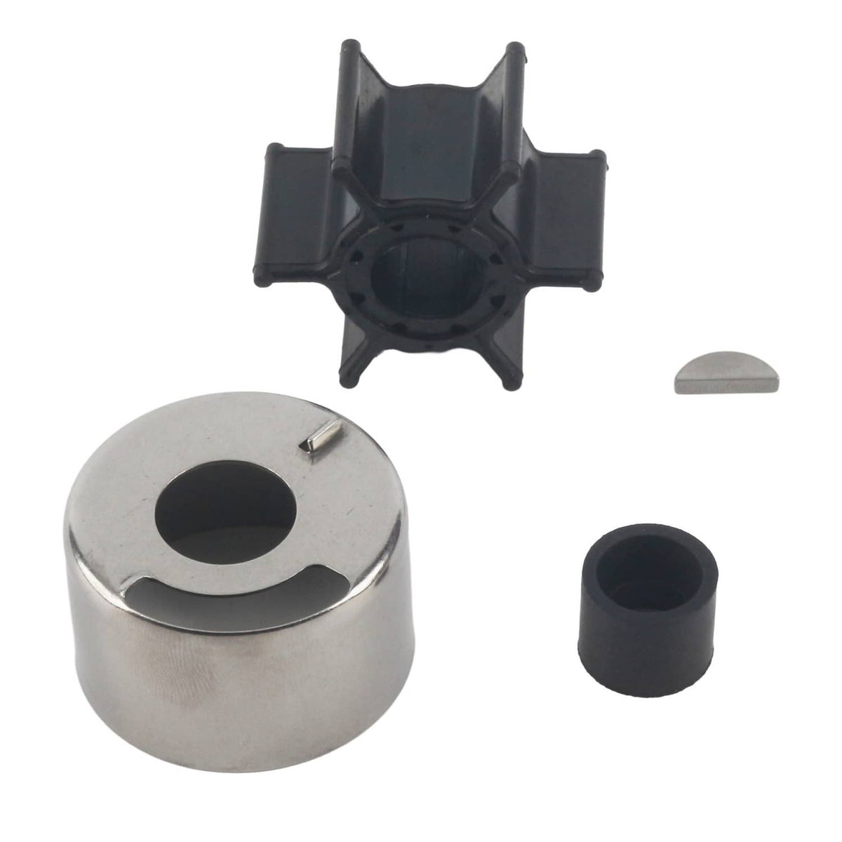 Solid Spare Yamaha 9.9 15 hp 2 Stroke Outboard Water Pump Impeller Kit 682-W0078-A1 18-3148
