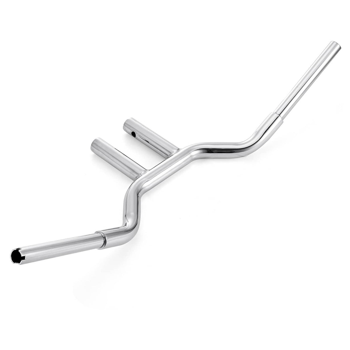 Solidspare 10" MX-T Bars Handlebar Chrome For Harley Softail FLS Sportster Dyna Low Rider
