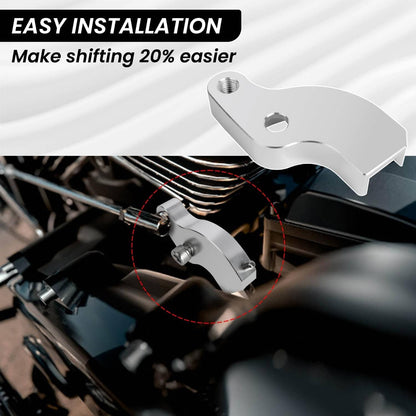 Solidspare Chrome Gear Shift Neutral Assist Bracket For Harley Softail FLFB Touring Glide