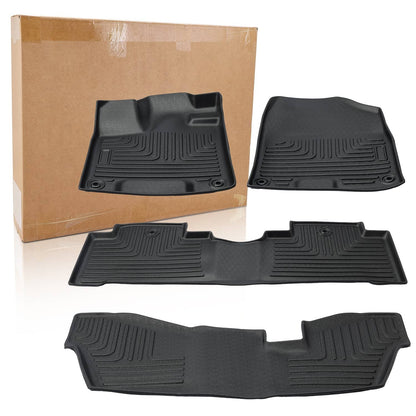 Solidspare Car Floor Mats Liner for Acura MDX 2014 2015 2016 2017 2018 2019 2020 TPE Rubber