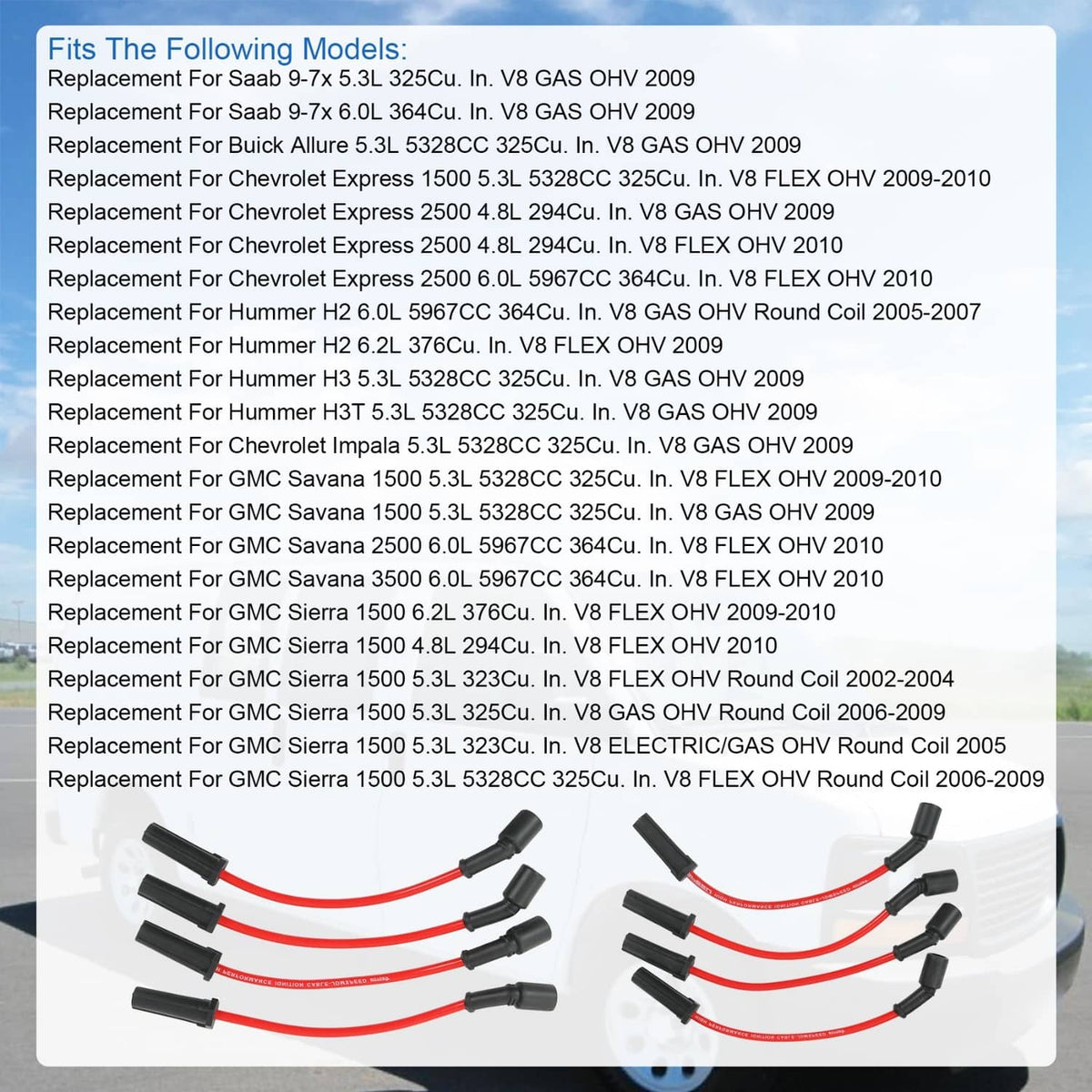 Solidspare Distributor HEI W/ Wire Set Fit Chevrolet Inline 250 230 292 GMC Trucks L6 78-85