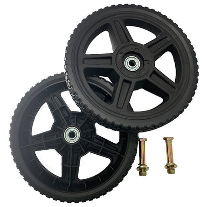 Set of 2 Wheels Kit for Push Mowers 10" Inch