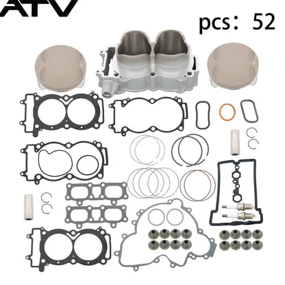 Solidspare For Polaris RZR Trail S 1000 2021-23 3023156 Cylinder Gasket Piston Overhaul Kit