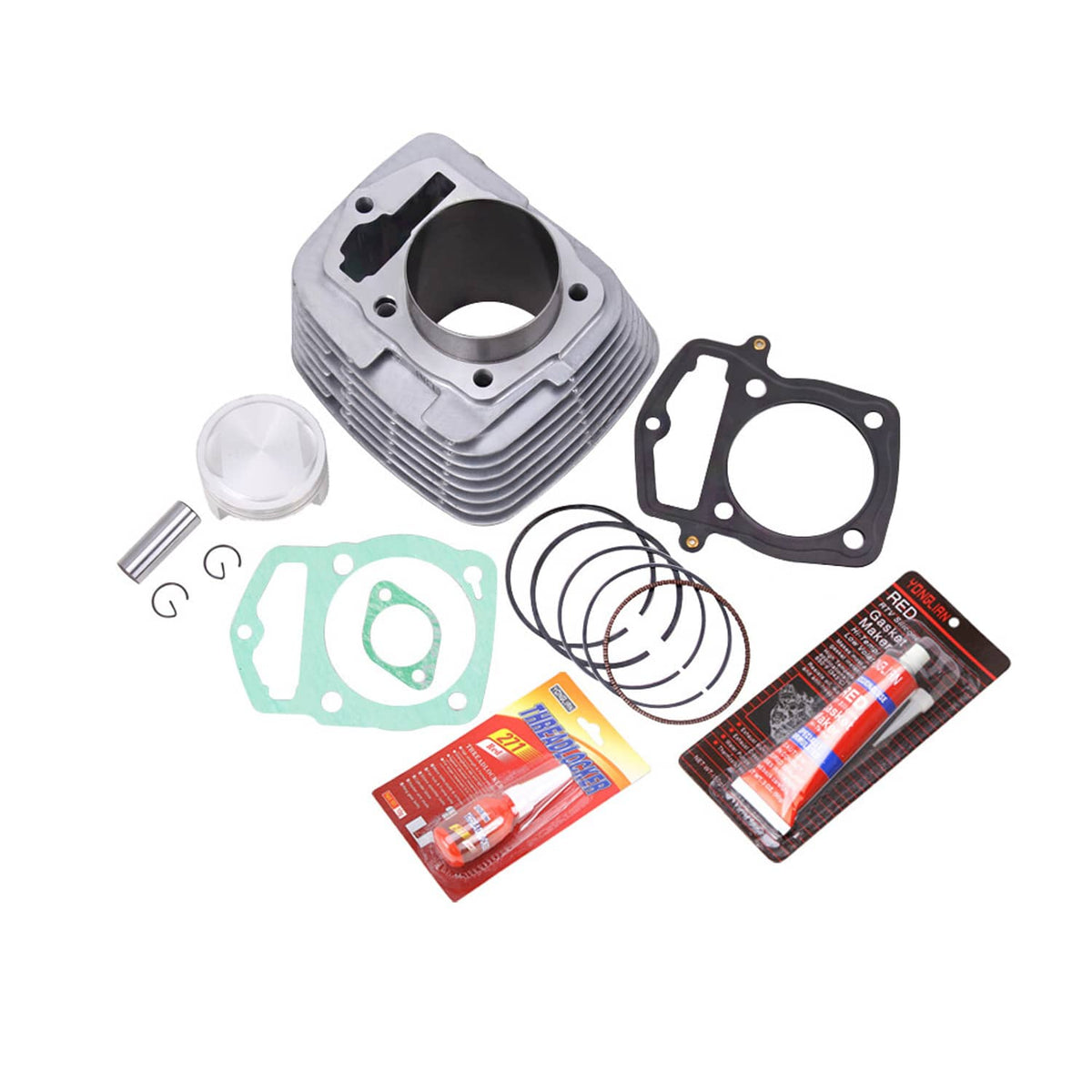 Solidspare 233cc Cylinder Piston Kit Fit For Honda CRF230F SL230 XR230 Top End Rebuild Kit