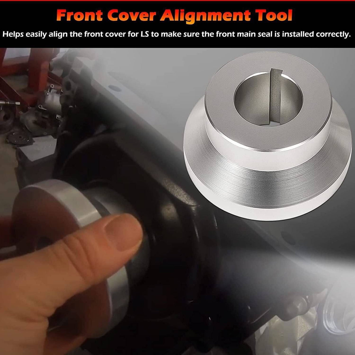 Solidspare LS Rear Main Seal & Oil Pan Alignment Tool Kit for GM LS Engine 4.8 5.3 5.7 6.0