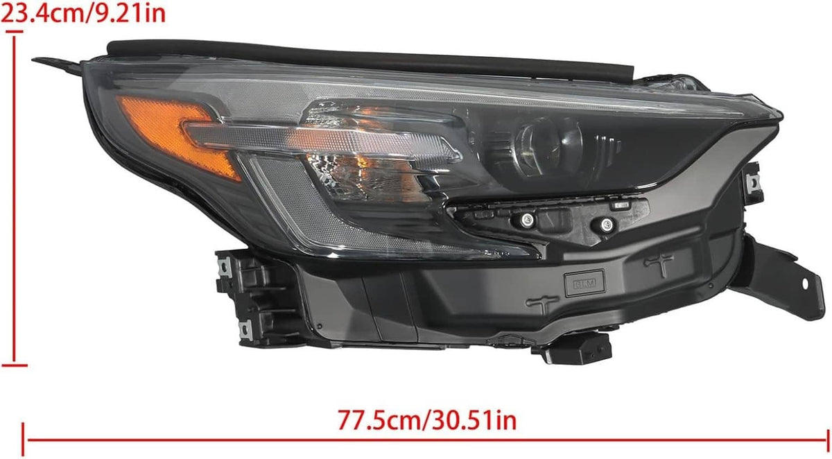 Solidspare Pair For 2023-2025 Subaru Legacy Outback 23-25 LED Headlights W/ AFS Left+Right