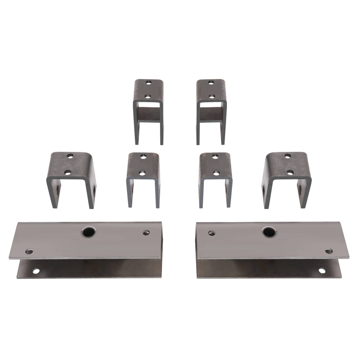 Solidspare 2" Slipper Spring Tandem Axle Hanger Kit w/ 2 Equalizer Bolts For Trailer