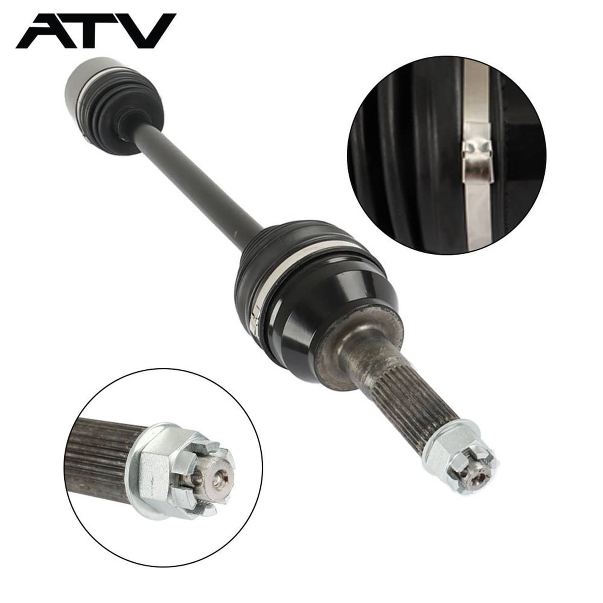 Solidspare 2 Pack Rear CV Axle Drive Shaft for 2017-19 Polaris Ranger Crew XP 1000 1334175