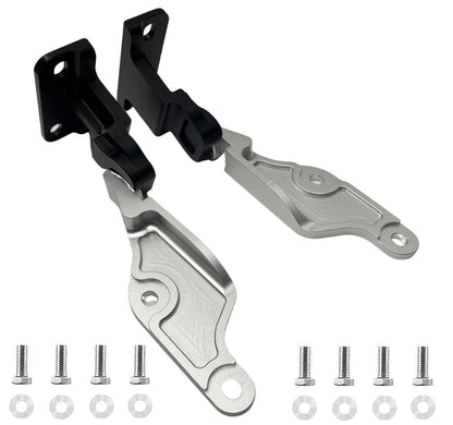 Solidspare Billet Aluminum Quick Release Hood Hinge Latch Set for 96-00 Honda Civic EK New