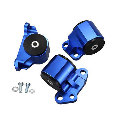 Solidspare Aluminum Billet 2 Bolt Engine Mount Kit For EG EH DC D15 D16 B16 B18 Swap Motor