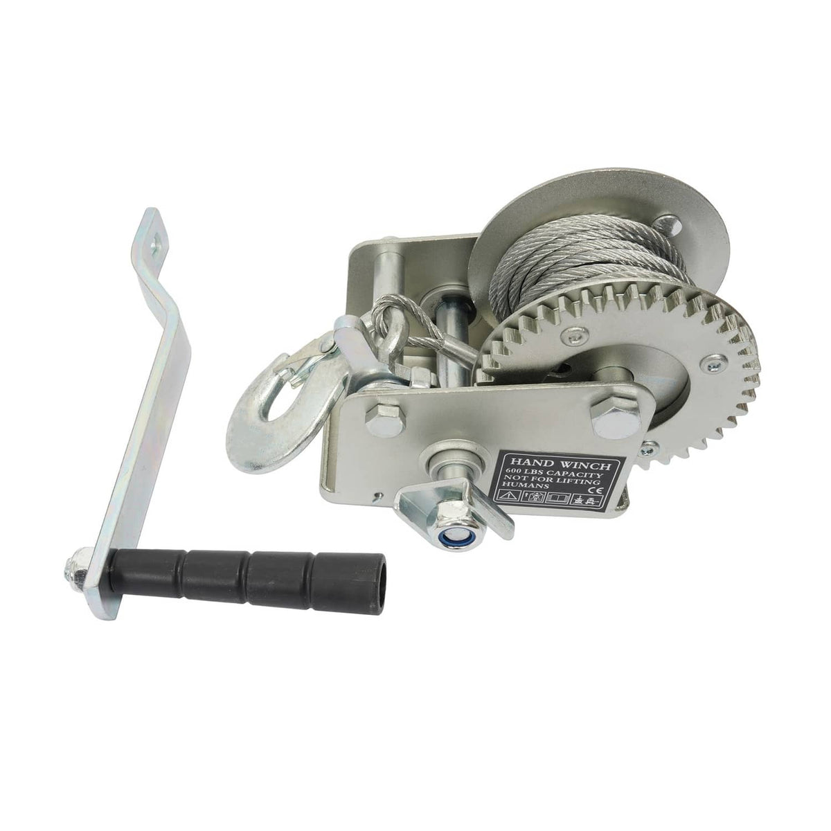 Solid Spare 400lbs 360° Swivel Hitch Mount Deer Hanger Game Hoist w/ Lifting System Platform