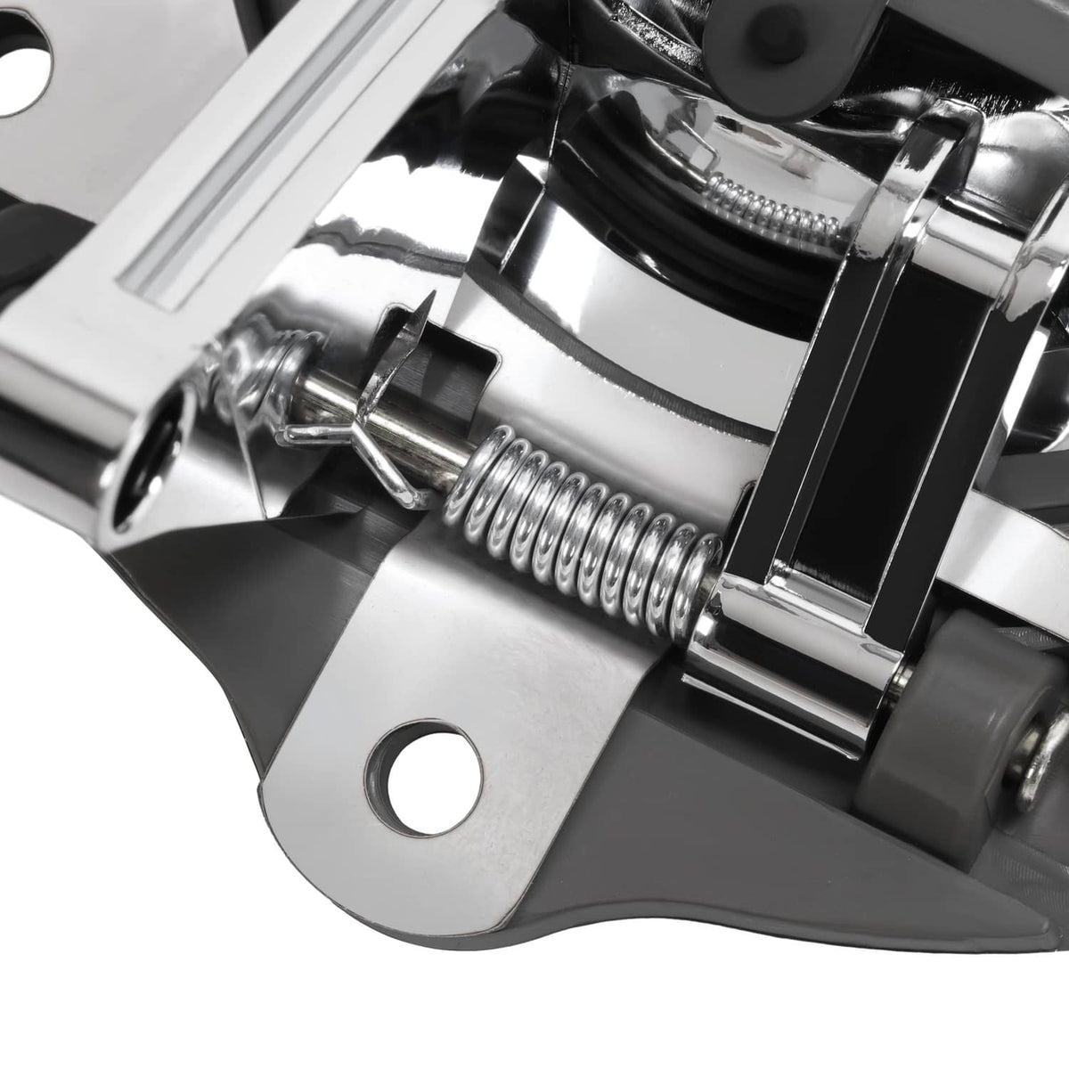 Solid Spare For JEEP COMMANDER 2006-2010 Front Rear Inside Door Handles Chrome & Gray Set 4