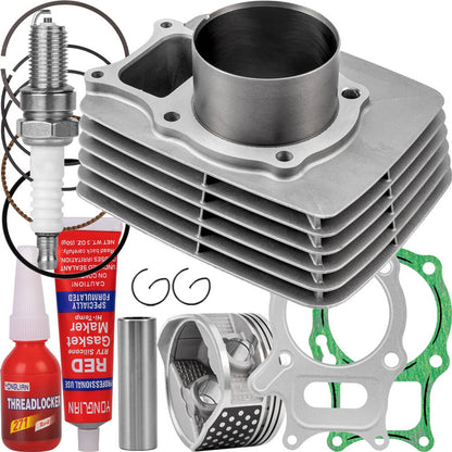 Solidspare 253.2cc Top End Kit w/ Cylinder For Honda Recon 250 TRX250TE TRX250TM TRX250