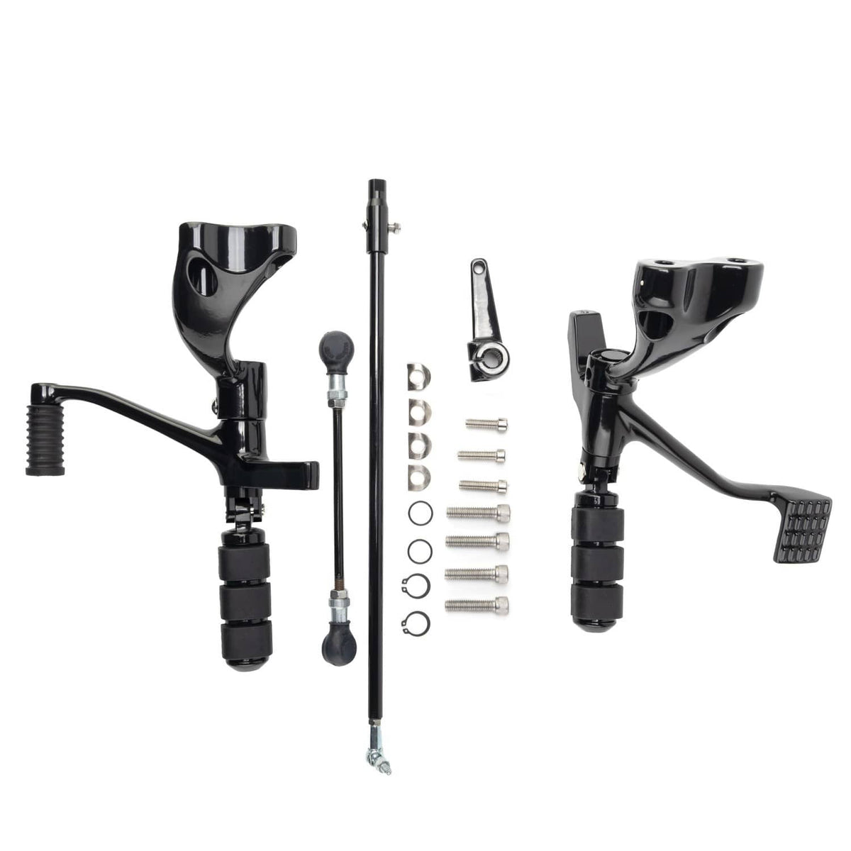 Solidspare Forward Controls Complete Footpegs Levers Kits For Harley Sportster 2014-2022