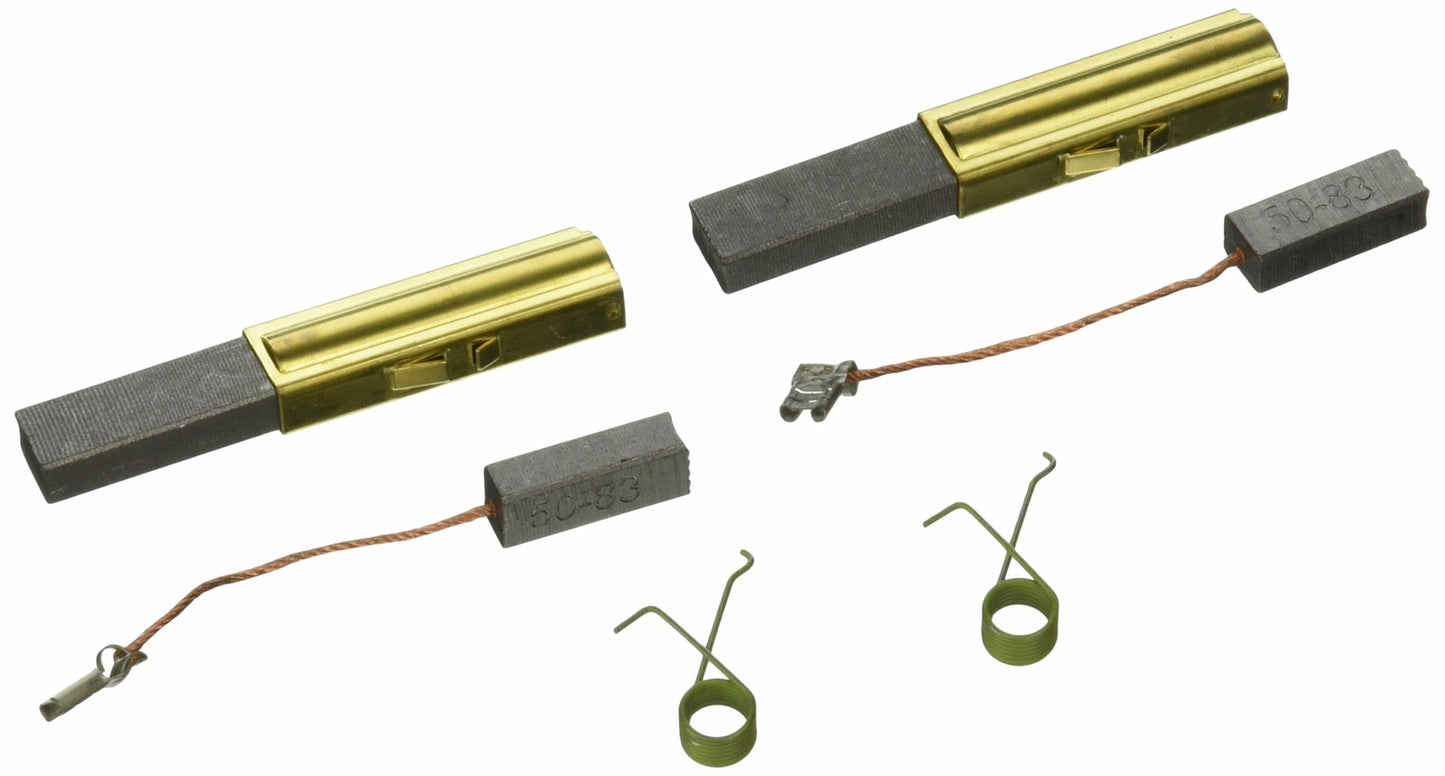 Solid Spare Oreck 09-75514-01 Carbon Brush, KIT 4 Wide 2 Narrow W/Leads & SPRNGS
