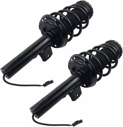 Solidspare 4Pcs Front & Rear Shocks Strut Assys w/Electric for 2013-2019 Cadillac XTS