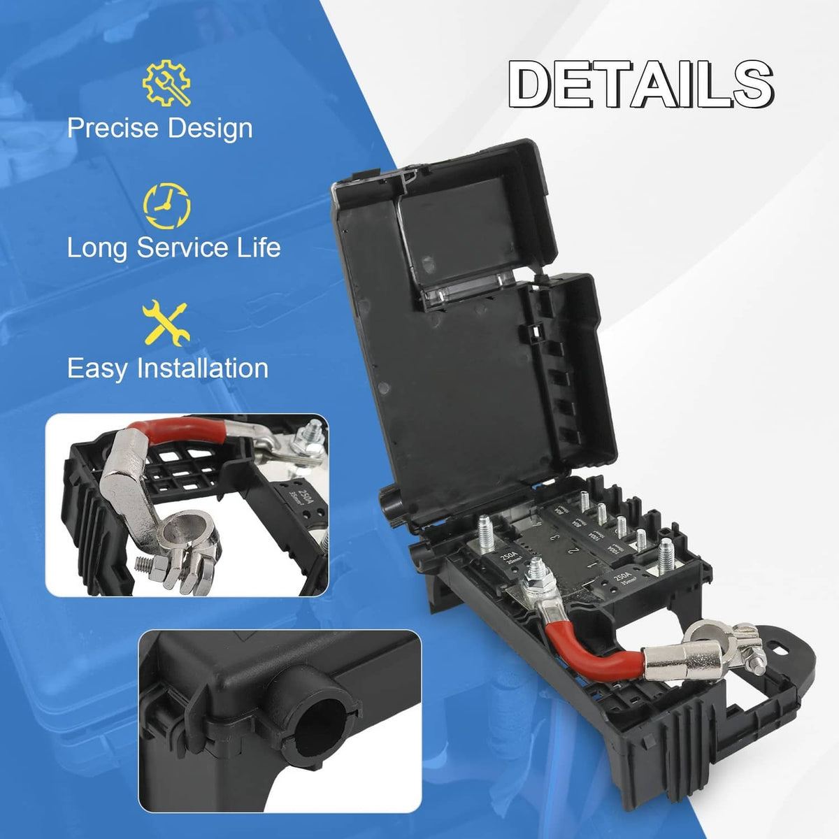 Solidspare Fuse Block Terminal 96889385 96999745 13289599 Fit for Chevrolet Cruze 2011-2016