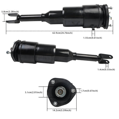Solidspare 2Pcs Front Air Suspension Shock Struts For 2007-17 Lexus LS460 LS460L 4801050150