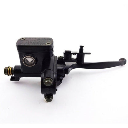 Solidspare 7/8" ATV Handlebar Hydraulic Brake Master Cylinder Lever For  ATV Quad Moped