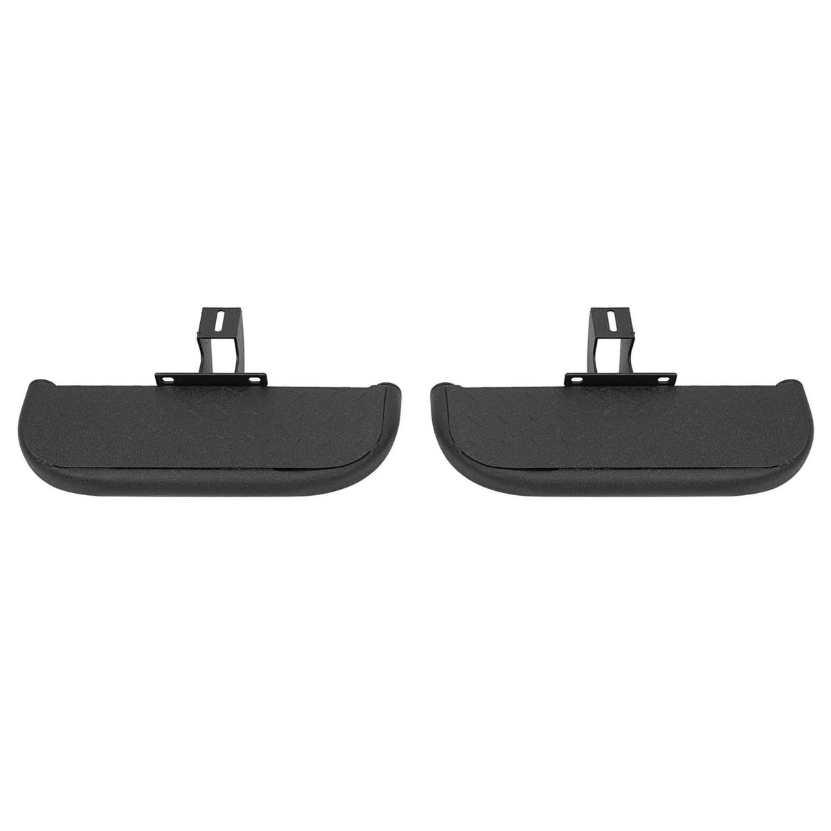 Solid Spare For 07-18 Jeep Wrangler JK Steel Side Hoop Steps Nerf Bar Running Boards 2-Door