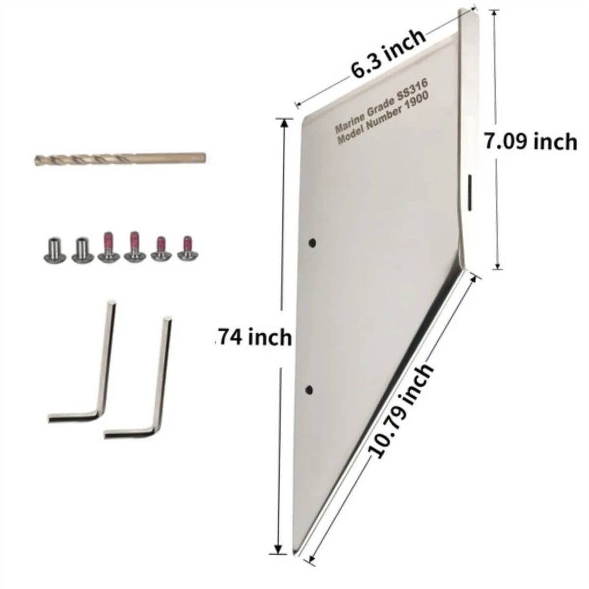 Solid Spare 27051 Skeg Guard Protector Kit for Mercury Mercruiser Bravo I & III 1990-2023