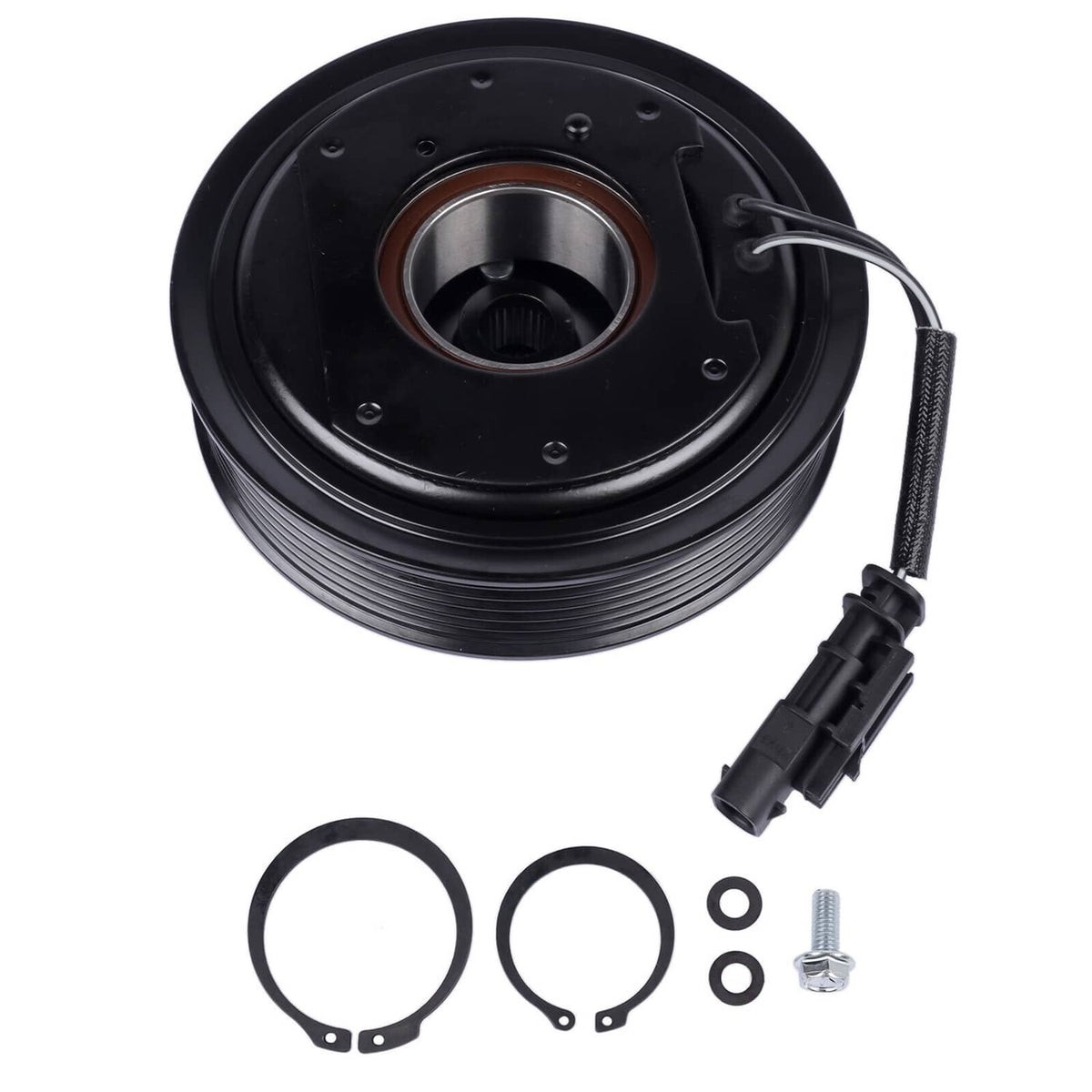 Solidspare AC Compressor Clutch Kit for Chevrolet Equinox 2018-2021 Colorado GMC Canyon CVC