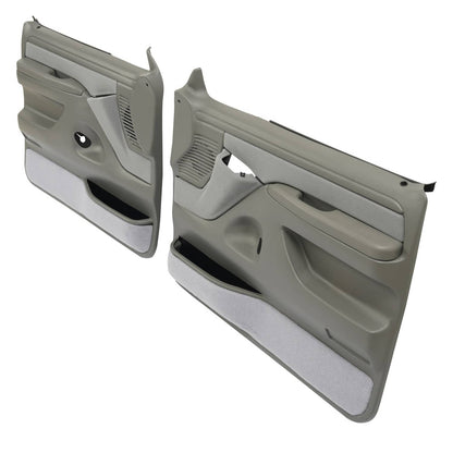Solid Spare For 1992-1997 Bronco F-150 F-250 F-350 Inner Door Panels Gray 2Dr Left&Right