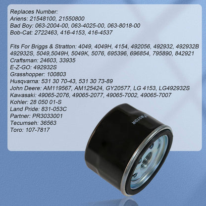 Solidspare Oil Filter 6pcs For BS 695396 696854 492932S 492056 5049 5076